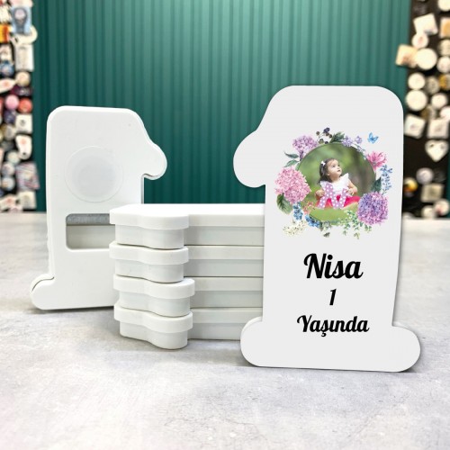 1 Yaş Magnet - Yaren Davetiye