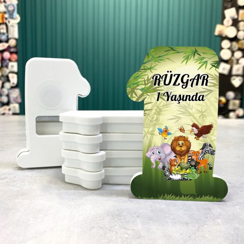 1 Yaş Magnet - Yaren Davetiye