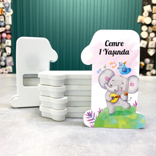 1 Yaş Magnet - Yaren Davetiye