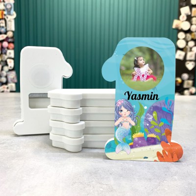 1 Yaş Magnet Açacaklı 010 - Deniz Kızı Temalı Resimli Magnet