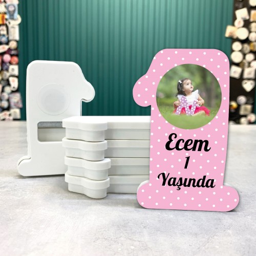 1 Yaş Magnet - Yaren Davetiye