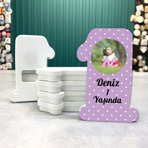 1 Yaş Magnet - Yaren Davetiye