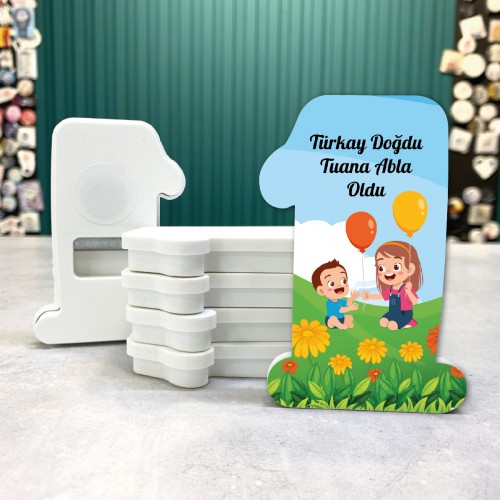 1 Yaş Magnet - Yaren Davetiye