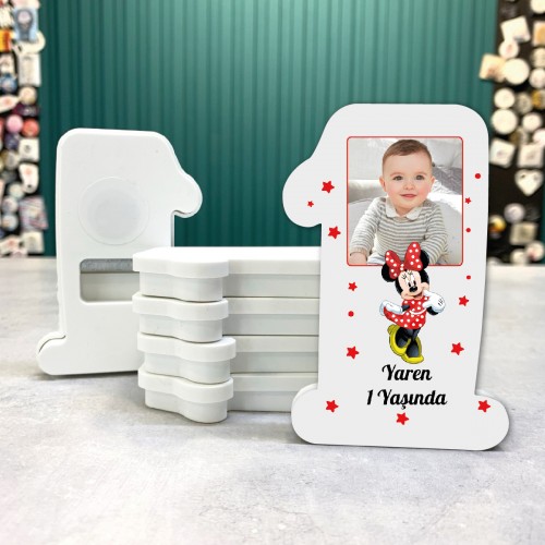 1 Yaş Magnet - Yaren Davetiye