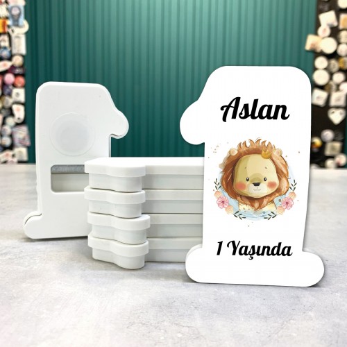 1 Yaş Magnet - Yaren Davetiye