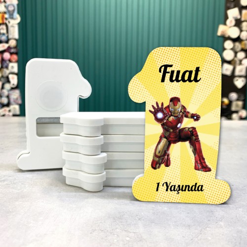 1 Yaş Magnet - Yaren Davetiye