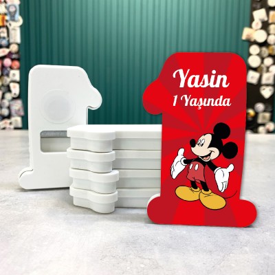 1 Yaş Magnet Açacaklı 038 - Minie Mouse Tasarım 