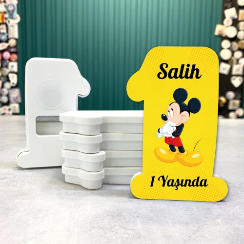 1 Yaş Magnet - Yaren Davetiye