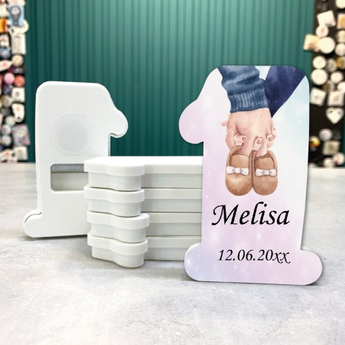 1 Yaş Magnet - Yaren Davetiye