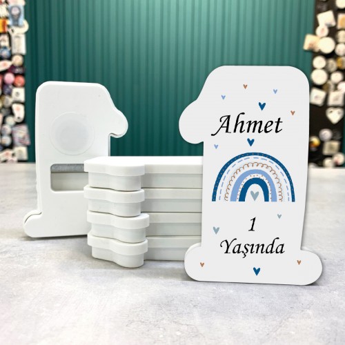 1 Yaş Magnet - Yaren Davetiye