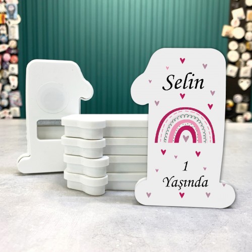 1 Yaş Magnet - Yaren Davetiye