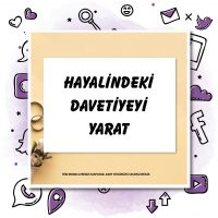 01 - Davetiye Tasarla - Yatay