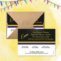 Mert Sünnet Davetiye 0312 - Taraftar Tasarımlı Sünnet Davetiyesi Modelleri
