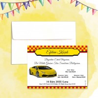 Galatasaray Tasarım Sünnet Davetiyesi