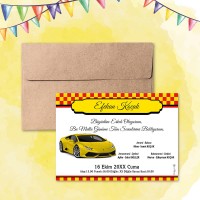 Galatasaray Tasarım Sünnet Davetiyesi