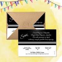 Beşiktaş Tasarım Sünnet Davetiyesi