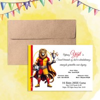 Aslan Tasarım Sünnet Davetiyesi