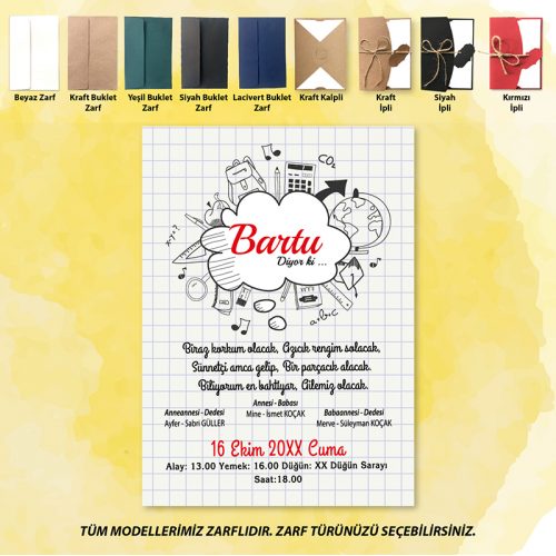 Mert Sünnet Davetiye 0776 Mert Sünnet Davetiye 0776 - Otuz9 Reklam