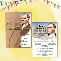 Mert Sünnet Davetiye 0800 - Atatürk Tasarımlı Davetiye Modelleri Mert Sünnet Davetiye 0800 - Atatürk Tasarımlı Davetiye Modelleri