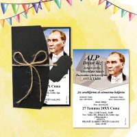 Mert Sünnet Davetiye 0800 - Atatürk Tasarımlı Davetiye Modelleri Mert Sünnet Davetiye 0800 - Atatürk Tasarımlı Davetiye Modelleri