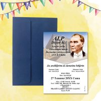 Mert Sünnet Davetiye 0800 - Atatürk Tasarımlı Davetiye Modelleri Mert Sünnet Davetiye 0800 - Atatürk Tasarımlı Davetiye Modelleri