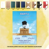 Mert Sünnet Davetiye 0801 - Atatürk Tasarımlı Davetiye Modelleri Mert Sünnet Davetiye 0801 - Atatürk Tasarımlı Davetiye Modelleri