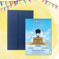 Mert Sünnet Davetiye 0801 - Atatürk Tasarımlı Davetiye Modelleri Mert Sünnet Davetiye 0801 - Atatürk Tasarımlı Davetiye Modelleri