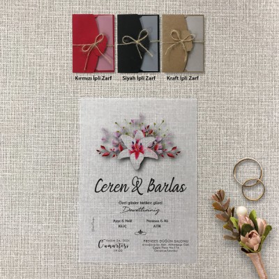 Şeffaf Davetiye 9002