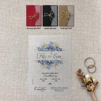 Şeffaf Davetiye 9004