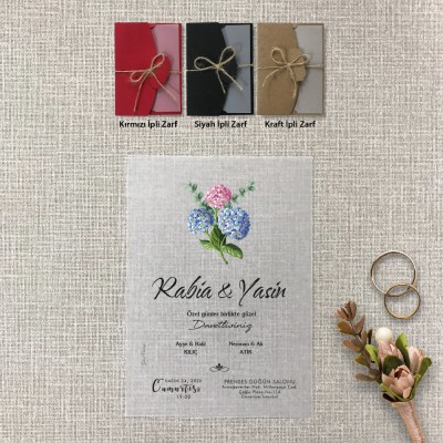 Şeffaf Davetiye 9005