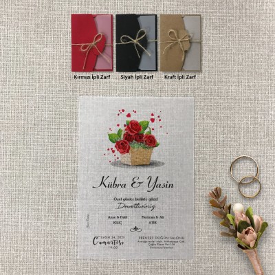 Şeffaf Davetiye 9006