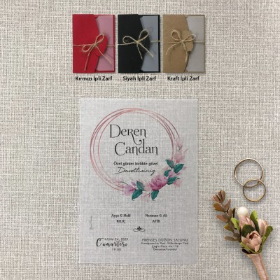 Şeffaf Davetiye 9007