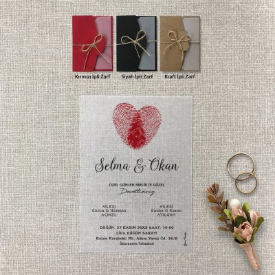 Şeffaf Davetiye 9022