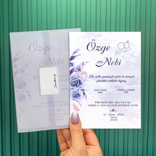 Şeffaf Zarflı Davetiye 1095 Şeffaf Zarflı Davetiye 1095 - Otuz9 Reklam