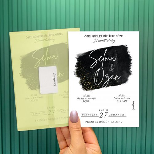 Şeffaf Zarflı Davetiye 0799 Şeffaf Zarflı Davetiye 0799 - Otuz9 Reklam