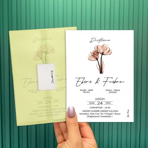 Şeffaf Zarflı Davetiye 0806 Şeffaf Zarflı Davetiye 0806 - Otuz9 Reklam