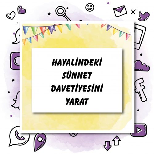 Davetiye Tasarımı - Yaren Davetiye