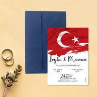 Otuz9 Davetiye 0796 - Türk Bayrağı Tasarımı Davetiye Otuz9 Davetiye 0796 - Türk Bayrağı Tasarımı Davetiye