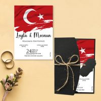 Otuz9 Davetiye 0796 - Türk Bayrağı Tasarımı Davetiye Otuz9 Davetiye 0796 - Türk Bayrağı Tasarımı Davetiye