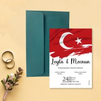 Otuz9 Davetiye 0796 - Türk Bayrağı Tasarımı Davetiye Otuz9 Davetiye 0796 - Türk Bayrağı Tasarımı Davetiye