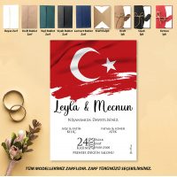 Otuz9 Davetiye 0796 - Türk Bayrağı Tasarımı Davetiye Otuz9 Davetiye 0796 - Türk Bayrağı Tasarımı Davetiye