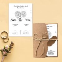 Otuz9 Davetiye 0797 - Aşk Ağacı Tasarım Davetiye