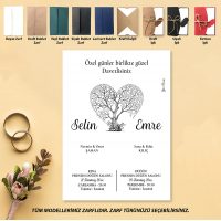 Otuz9 Davetiye 0797 - Aşk Ağacı Tasarım Davetiye