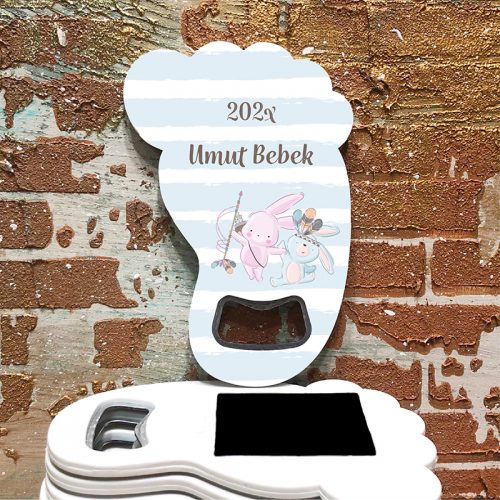 Ayak Açacaklı Magnet 4004 - Erkek Bebek Magnet - Otuz9 Reklam