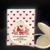 14 Şubat Sevgililer Günü Hediyelik Cep Aynası