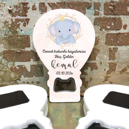 Balon Açacaklı Magnet 126 - Sevimli Filli Yenidoğan Hediyelik Magnet Balon Açacaklı Magnet 126 - Sevimli Filli Yenidoğan Hediyelik Magnet - Otuz9 Reklam