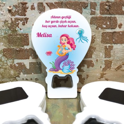 Balon Açacaklı Magnet 157 - Deniz Kızı Hediyelik Magnet