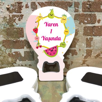 Balon Açacaklı Magnet 161 - Meyve Tasarım