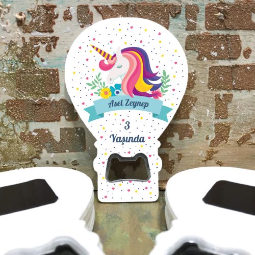 Balon Açacaklı Magnet 162 - Unicornlu Hediyelik Magnet Balon Açacaklı Magnet 162 - Unicornlu Hediyelik Magnet - Otuz9 Reklam
