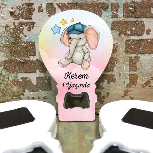 Balon Açacaklı Magnet 164 - Fil Tasarım - Otuz9 Reklam